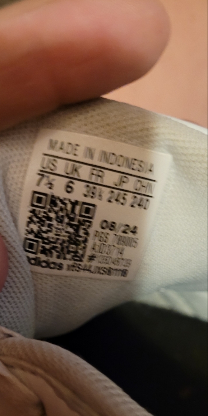 NICE! Adidas White VL COURT Sneakers with Black Stripes SIZE 7.5 - Picture 4 of 4